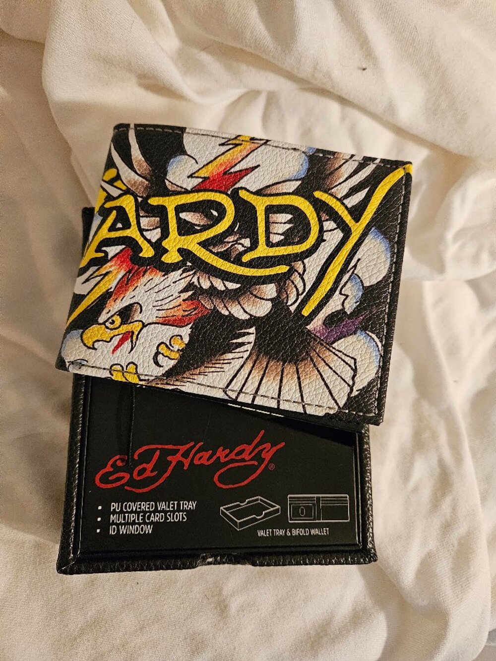 NEW in box Ed Hardy Men's Billfold Wallet New